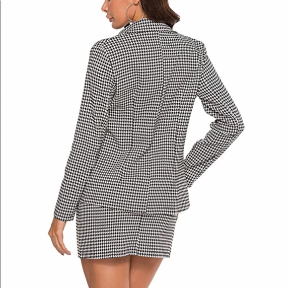 Causal plaid blazer and skirt set NWOT - Picture 6 of 6